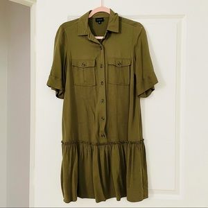 WHO WHAT WEAR | utility shirt dress